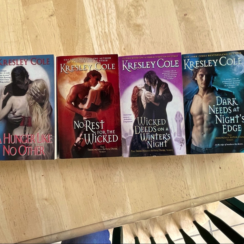 First 4 installments of Immortals After Dark